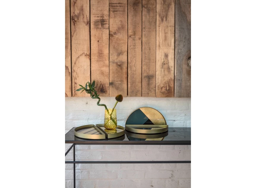 Sfeerfoto Klein dienblad Chevron Half-Moon Valet Tray set 20542 Ethnicraft