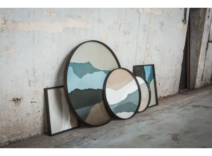 20462 Ethnicraft Graphite Wabi Sabi Tray XL Ø92cm Collectie