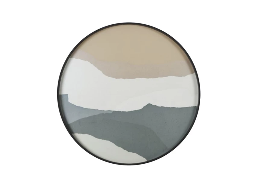 20461 Ethnicraft Slate Wabi Sabi Tray L Ø61cm Bovenkant