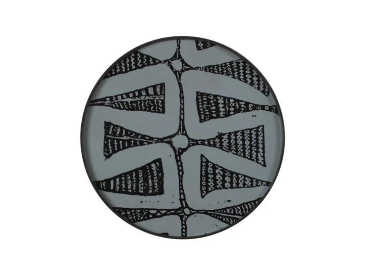 Bovenkant Dark Bohemian Glass Tray L 20460 Ethnicraft