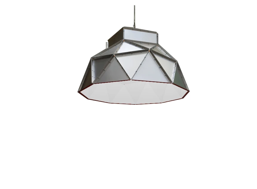 Hanglamp Apollo aluminium wit Dark At Night