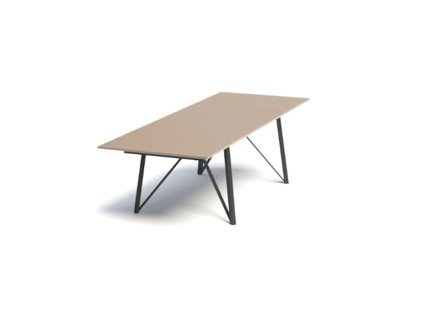 Wacko tafel HPL perfecta zijaanzicht