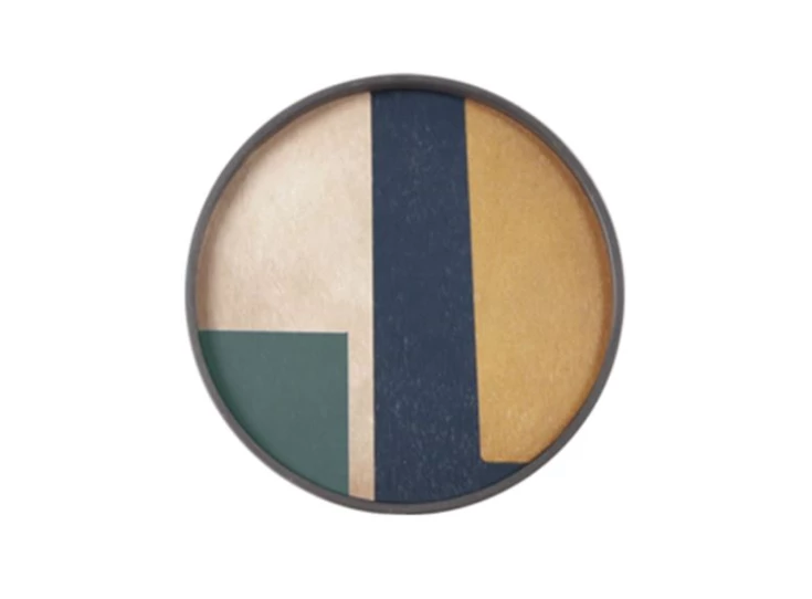 Bovenkant Klein dienblad Geo Study Wooden Valet Tray 20930 Ethnicraft