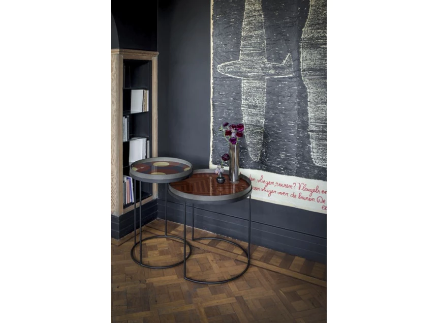 Sfeerfoto Orange Chevron Glass Tray L 20935 Ethnicraft