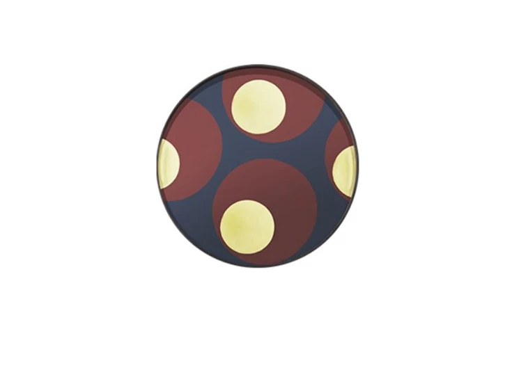 Bovenkant Turkish Dots Glass Tray S 20933 Ethnicraft