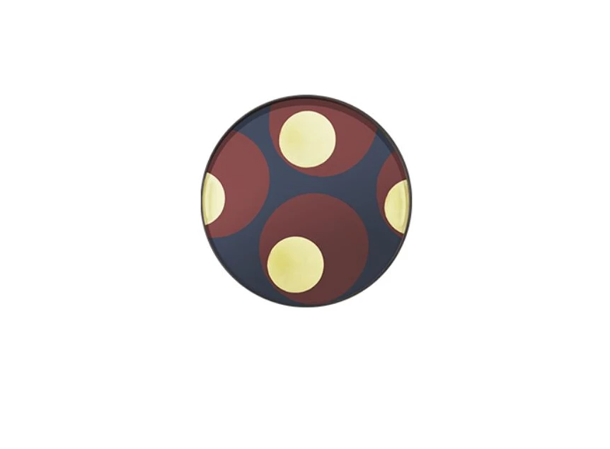 Bovenkant Turkish Dots Glass Tray S 20933 Ethnicraft