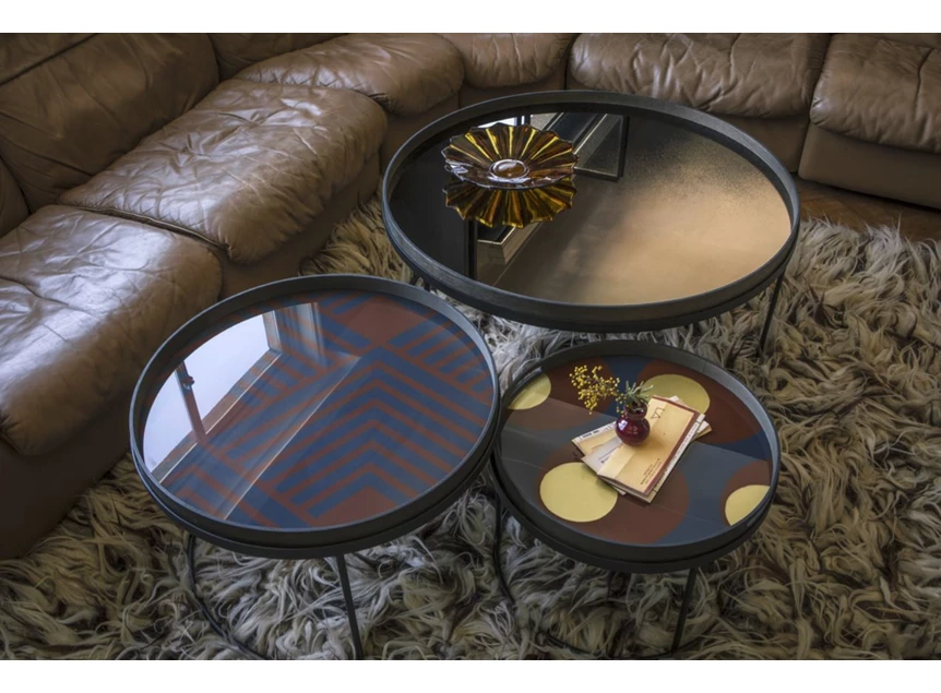 Sfeerfoto Turkish Dots Glass Tray S 20933 Ethnicraft