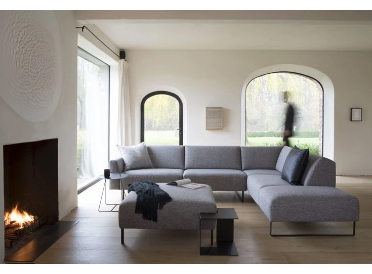 Sfeerfoto Hoeksalon Lex 31 54 stof Moome by Indera