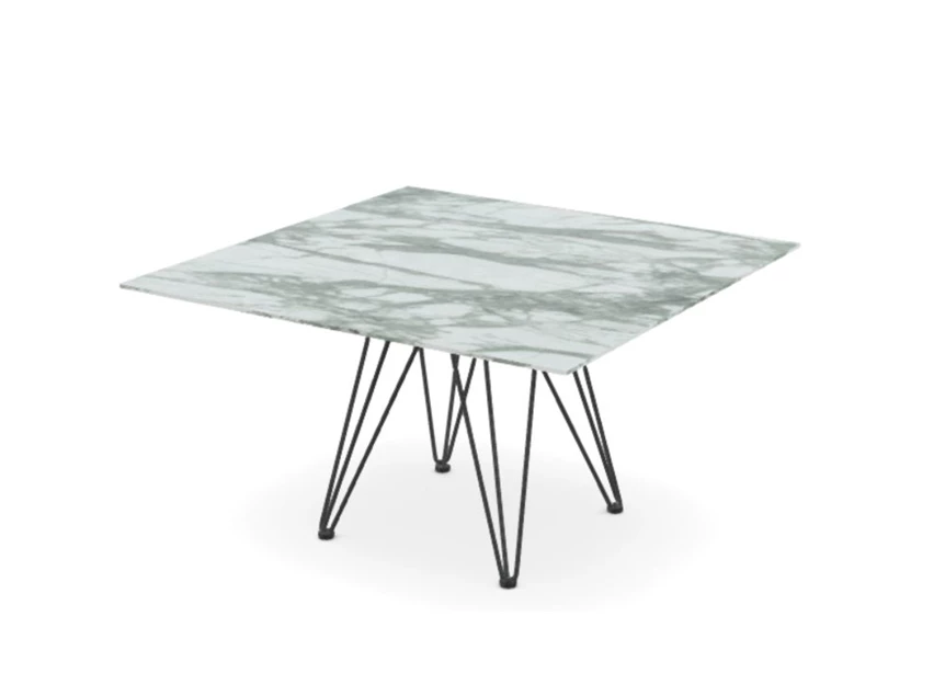 Tafel Wire Square keramiek Marble Azuro Joli