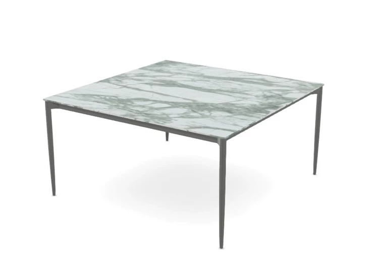 Tafel Marguerite Sqaure keramiek Marble Azuro Joli