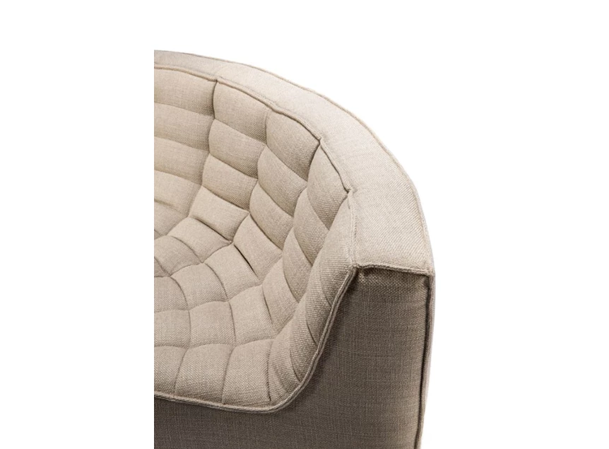 Zetel Round Corner Ethnicraft Beige Detail