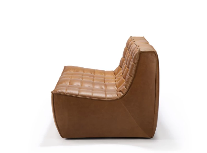 Salon Old Saddle Ethnicraft 2 zit Zijkant