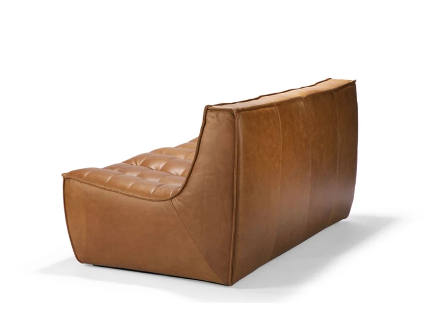 Zetel Old Saddle Ethnicraft 2 Seater Achterkant