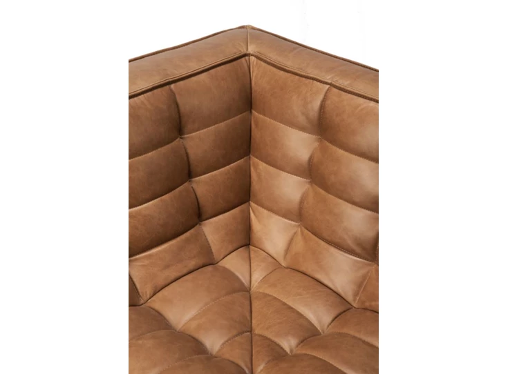 Sofa Corner Old Saddle Ethnicraft cognac Detail