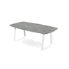 Tafel Curve Faux Elyps keramiek Emperador Joli