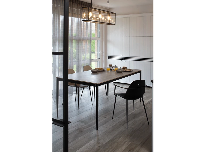 Sfeerfoto Tafel Marguerite Rectangular kermamiek houtlook Joli