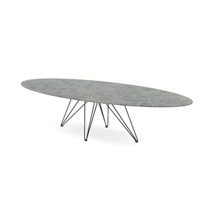 Tafel Wire Elyps keramiek Emperador Joli