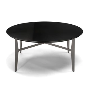 Salontafel Ido T157M53 Black Chrome Natuzzi Italia