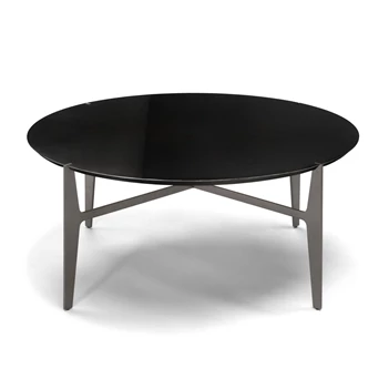 Salontafel Ido T157M53 Black Chrome Natuzzi Italia