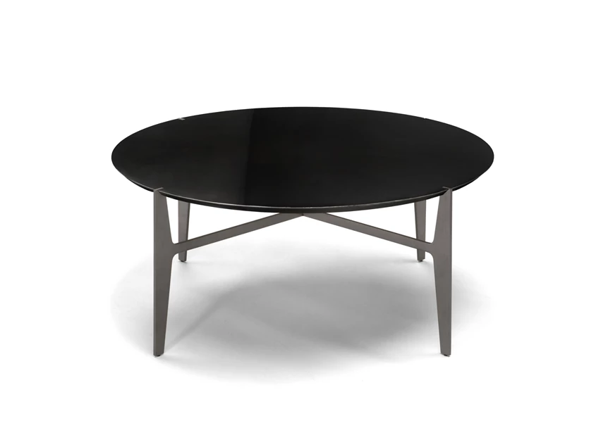 Salontafel Ido T157M53 Black Chrome Natuzzi Italia