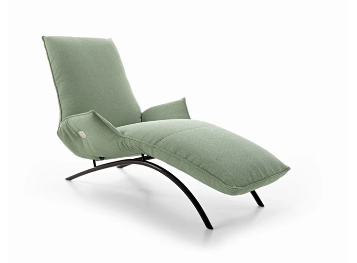 Ligzetel Joleen relax elektrisch stof munt groen Koinor