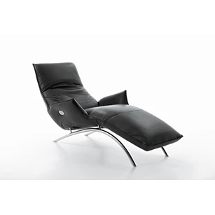 Ligzetel Joleen relax elektrisch leder antraciet Koinor