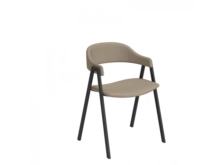 Arca stoel met armleuning Perfecta Categorie 1 Epoxy HT46cm Front