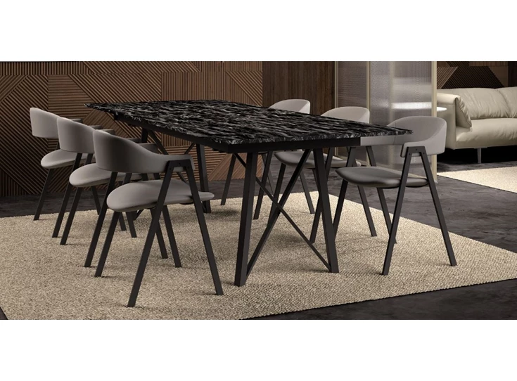 Arca stoel met armleuning Perfecta Categorie 1 Epoxy HT46cm table with stools