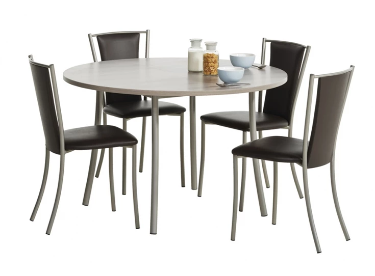 Stoel Reina Perfecta Categorie 1 Epoxy HT86 Black table with stools