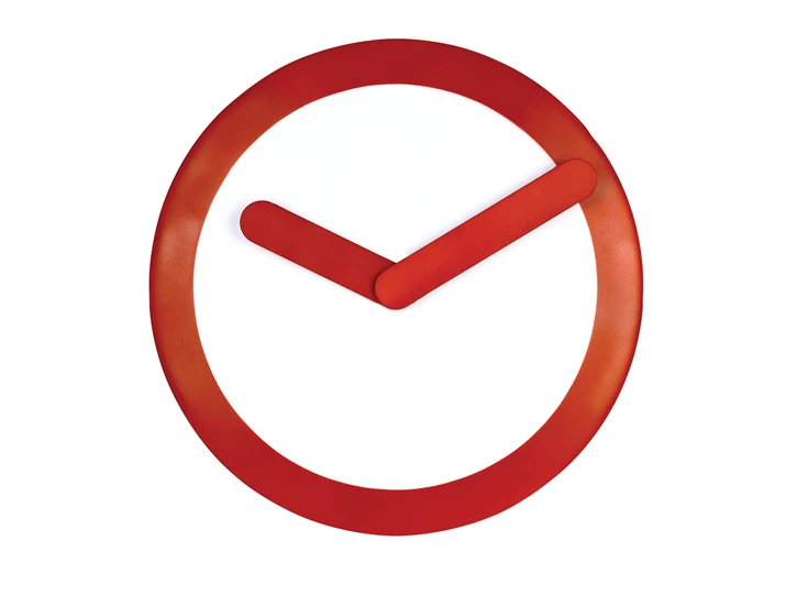 2615ro 13360 Nextime klok focus rood