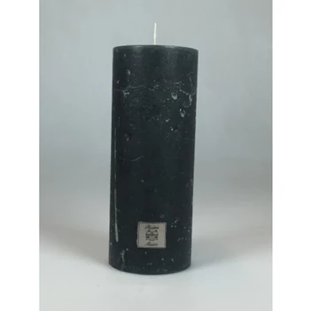 316240 Rivièra Maison Rustic Candle Ø7cm H18cm Caviar