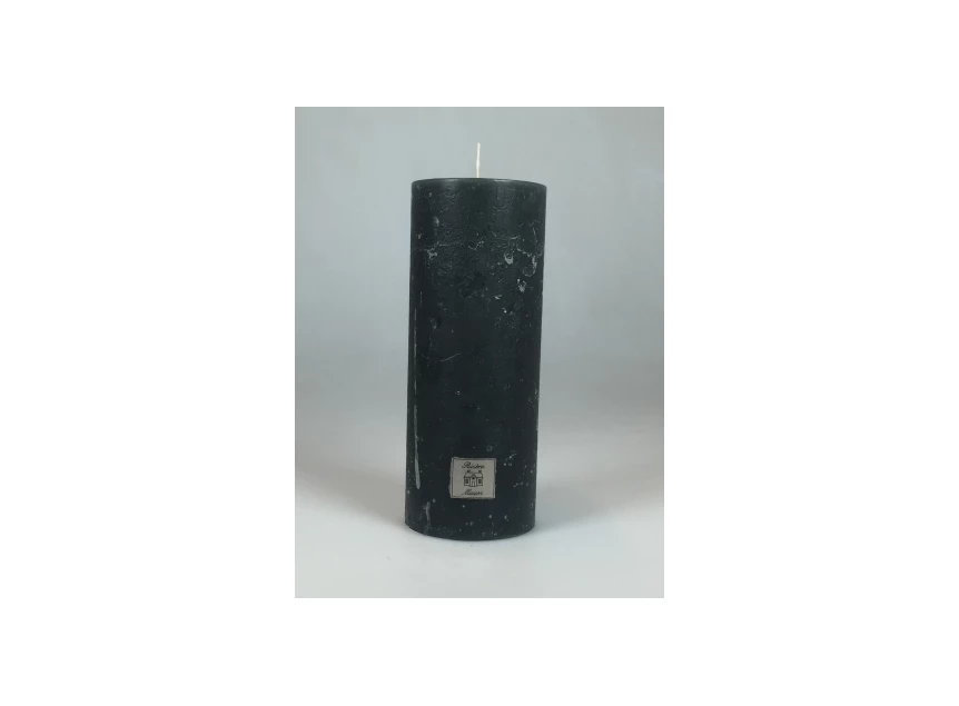 316240 Rivièra Maison Rustic Candle Ø7cm H18cm Caviar