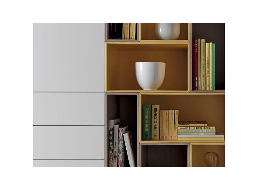 Detail open vakken Wandkast in verschillende kleuren D1454062989747 Adatto