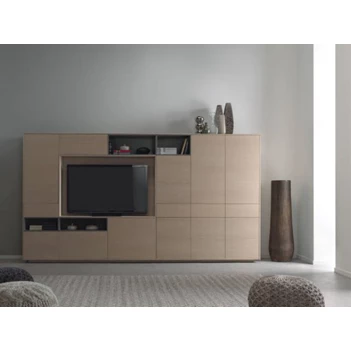 Tv-wand in eik fineer D1454063725211 Adatto