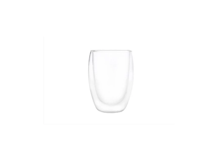 625142 dubbelwandig glas thee koffie transparant dobble 0,30l