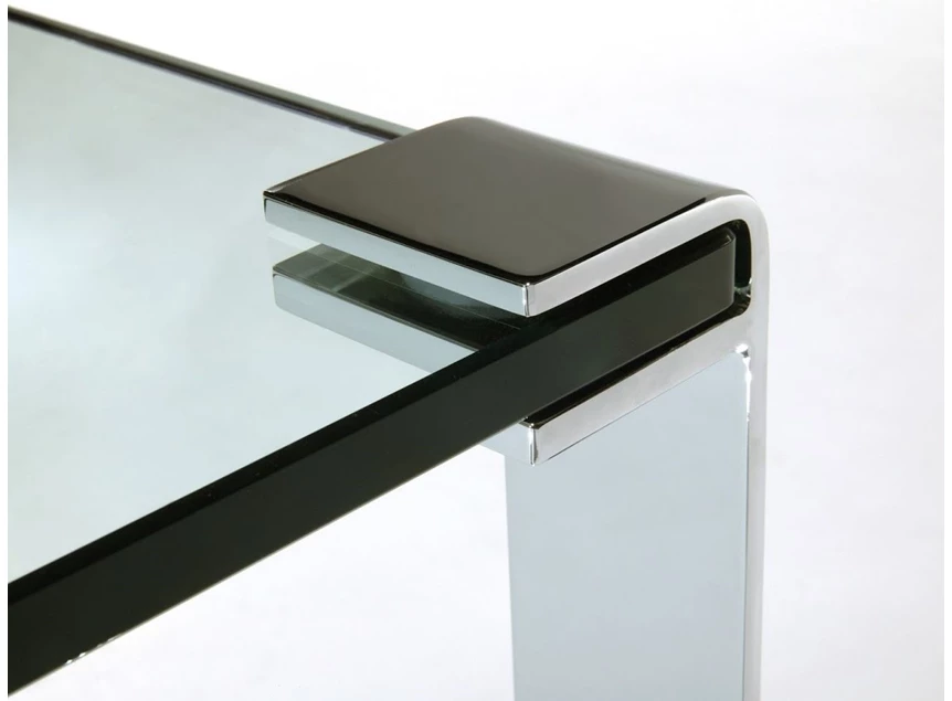 Detail Salontafel Klassik 1022 transparant glas Draenert