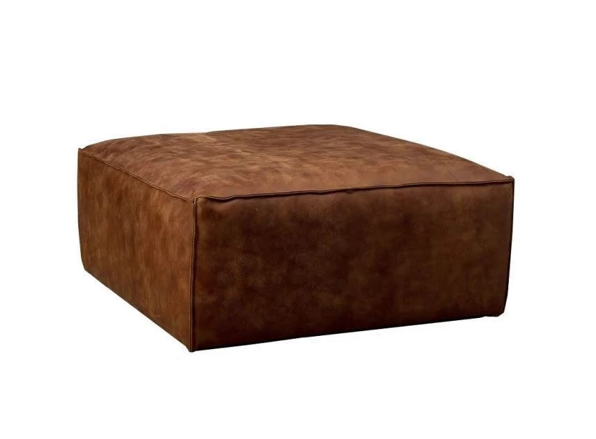 Hocker groot cognac Het Anker