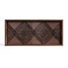 20915 Ethnicraft Walnut Linear Squares Tray 60x31x5cm Bovenkant