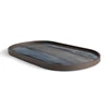20917 Ethnicraft Graphite Organic Tray M 71x36x3cm Schuin