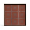 20918 Ethnicraft Pumpkin Squares Tray S 38x38cm Bovenkant