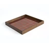 20918 Ethnicraft Pumpkin Squares Tray S 38x38cm Schuin