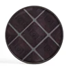 20914 Ethnicraft Slate LInear Squares Tray XL Ø92cm Bovenkant