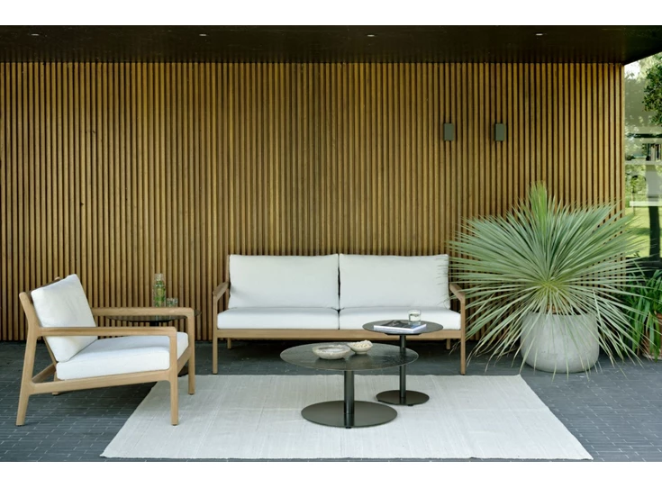 Zetel Outdoor Teak Jack Off White Ethnicraft 2 Seater Voorbeeld