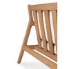 Zetel Teak Jack Off white Ethnicraft fauteuil detail