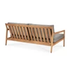 Sofa Outdoor Teak Jack  Ethnicraft Grey achterkant
