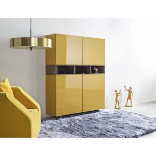 Barkast Cubo opstelling 62 hoogglans lak Sudbrock