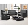 canape stof leder relax bank sofa