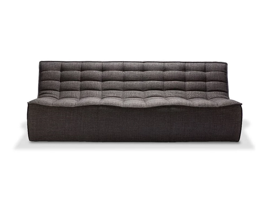 Zetel 3-zit Ethnicraft Dark Grey