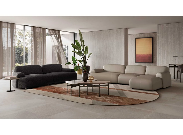 Sfeerfoto Tapijt Luce V842001XNA Natuzzi Italia