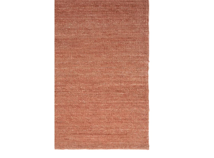 21707 Terracotta Nomad Kilim Rug 200x300cm van Ethnicraft Andere kant